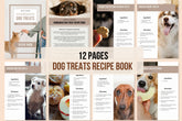 Dog treats recipe book - 12 Pages